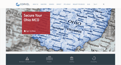 Desktop Screenshot of corvel.com